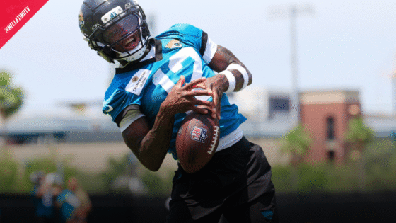Travis Hunter Jaguars falla recepción